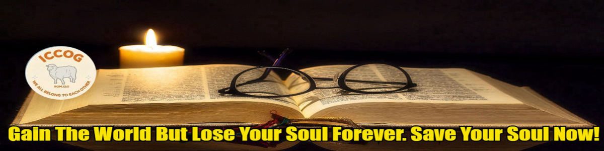 Gain the world and lose your soul forever" is a biblical warning from Jesus (Matthew 16:26, Mark 8:36) meaning that achieving immense earthly success (wealth, power, fame) is worthless if it costs you your eternal soul, moral compass, or relationship with God, as nothing worldly compares to the value of your eternal life. It highlights the futility of prioritizing temporary material gains over lasting spiritual well-being, urging a focus on what truly matters for eternity. What does it profit to you if you "Gain the World But Lost Your Soul"— forever? Matt. 16:26. Time To Repent Now for The Kingdom of God is at hand, Mark 1:15. An open Bible glowing by candlelight bears the terrifying warning of Matthew 16:26—no wealth, fame, or power is worth the loss of your soul. Once the soul is lost, nothing in this world can buy it back. This image calls the heart to repentance before eternity is sealed as stated in Mark 1:15 "The Kingdom of God is at hand. Repent, and believe in the Gospel.”